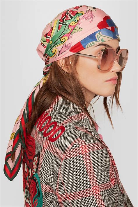 gucci scarf for head|Gucci head scarf women's.